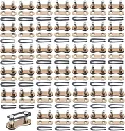 40 Pairs Bike Chain Kit, Single/6/7/8 Speed Bike Repair Kit, Reusable Steel Bike Chain Link Bicycle Missing Link Chain Master Link Connectors Repair Parts