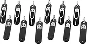 Nvanvmm 12Pcs SIM Card Removal Tool-Sim Card Tray Pin Eject Removal Tool Needle Opener Ejector,with Removable Key Chain,Black