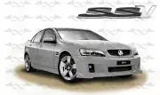 Holden VE SS-V Commodore Sedan SILVER flag/banner 150cm x 90cm NEW