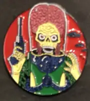 MARS ATTACKS! Alien Pin/Brooch 1996 Movie