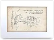 HWC Trading Winnie the Pooh Drop of Honey A4 Printed Quote Nursery Print Baby Shower Room Gifts New Born Bedroom Gift Print Photo Picture Display