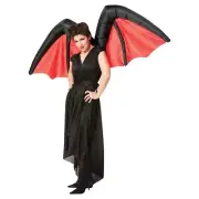 Adult Airblown Inflatable Devils Wings Battery Operated Fan Costume NOT include.