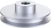 CHANCS Outer Diameter 60mm Single Groove Pulley 19mm Fixed Bore Pulley for Drilling Machine 6MM PU Round Belt