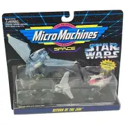 Star Wars Micro Machines Speeder Bike Imperial Shuttle A-Wing ROTJ 65860 #6 1994