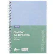 J.Burrows A5 PP Notebook Clear 200 Page