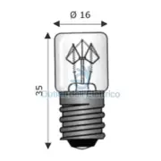 Wimex Lamp E14 16X35 48V 5.00W 4101609