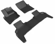 3D Maxpider 20-24 Fits Land Rover Defender 110 Kagu Black 1st 2nd Row Floor Mat (for: Land Rover)