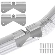 2 Pcs Gutter Extension Hinge Downspout Flip-Up Hinge Easy DIY Installn