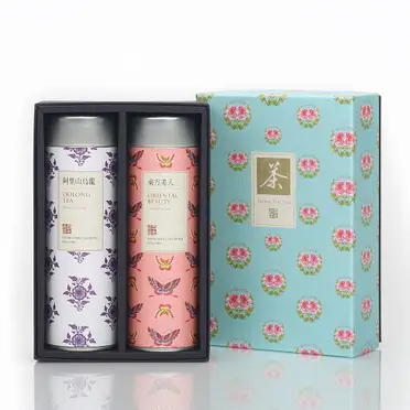 台湾　嶢陽茶行　阿里山烏龍 嶢陽茶行阿里山烏龍茶散茶茶葉(45克入) 繽紛彩罐| 嶢陽茶行