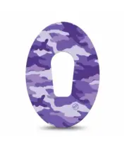 ExpressionMed Dexcom G6 Purple Camo Patch