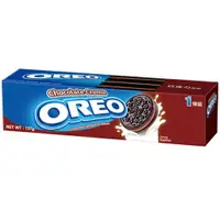 在飛比找樂天市場購物網優惠-OREO奧利奧巧克力口味夾心餅乾119.6g(12入)/箱【