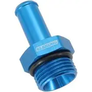 Aeroflow -10Orb to 1/2" Push On Barb Blue Straight Barb - AF414-10-08