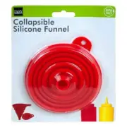 Collapsible Silicone Cooking Funnel Bottle Fill Tool Foldable Kitchen Accessory