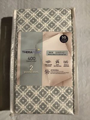 Therapedic 400 TC Standard/Queen Pillow Case Set (Kendall Print)