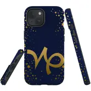 For iPhone 15 Plus Case, Shielding Cover, Capricorn Sign