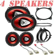 BOSS 6.5" Front & 6x9" Rear Coaxial Speakers set for 2014-2019 Toyota Corolla