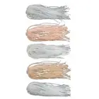 5 Bundles 440 Strands Silicone Jig Skirts Set Jig Legs Lures Fly Tying Materials