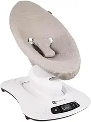 UKJE Liner Baby Rocker Cover - Compatible with 4moms MamaRoo 4 Old Model Before 2022 - Baby Swing Cover - Bouncer Cover - Made in EU - 100% Oeko-Tex Cotton - Cover Swing Bouncer - Taupe