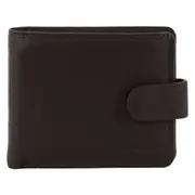 Milleni Leather Men's Tab Wallet for Men 12 x 2 x 9.5 cm - Brown