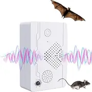 Ultrasonic Bat Repellent, Ultrasonic Pest Mouse Bat Reject Repelling System, Ultrasonic Pest Repeller for House Indoor Pest Bat Squirrel Cat Repellent Outdoor, Keep Bat and Pest Flee Away