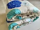 New Light shade Floral Print Reversible King SIze Comforte AC Blanket Double Sof