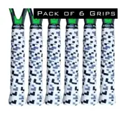 Alien Pros Tennis Racket Racquet Grips (6 Grips) – TETRIS design, BADMINTON