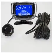 Car Parking Sensor Dual CPU LCD Display with switch 12V Auto Reverse Backup Sensor Parking Radar Monitor Detector System Black