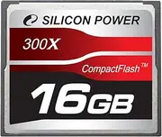 Silicone Power SP016GBCFC300V10 Compact Flash 300x 16GB Blister Package