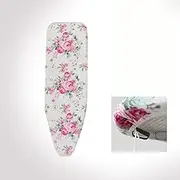 Iron Board Replacement Cover Con Padding, Board Cover for Ironing Board Standard Size 36x12in Ironing Board Cover Heat Resistance, Elastic Edge(120x41cm(47x16in))