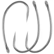 Barbless Fishing Hooks 60/160pcs Carp Fishing Hooks Circle Hooks Barbless Cur...