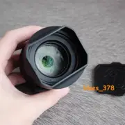 New Fuji Style Lens Hood For Sigma 56mm F1.4 DC Resin Lens Hood with Cover Black