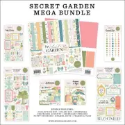 Carta Bella Mega Bundle Collection Kit 12"X12"-Secret Garden
