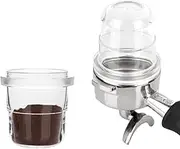 watchget 58mm Dosing Cup Espresso Dosing Cup Compatible with 58mm Portafilters Stacking Espresso Machine Accessories, Clear