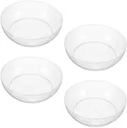 Food Scale Bowl Only, 4Pcs Weighing Pan Kitchen Electronic Scale Tray Reusable Plastic Weigh Boats Meal Prep Salad Measuring Bowl for Liquid Powder