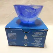 PartyLite Solitude Votive Holder Or Tealight P7163 Indulgences Blue Swirl (A)
