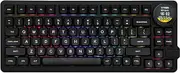 MechLands Feker K75 Lite Gasket Mechanical Keyboard with Screen and Knob, USB-C/BT5.0/2.4G Hot Swappable Creamy Wireless Gaming Keyboard with 5000mAh Battery, RGB Backlit for Win/Mac(Black)