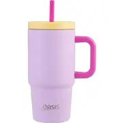 Oasis Stainless Steel Double Wall Insulated Jnr Commuter Travel Tumbler 700ml - Bubblegum Pink