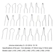 1 mm Pyrography Wire Tips Nibs Professional Replacement Burning Tips 23pcs
