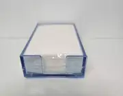 Altoona Guest Towel Holder Lucite with Napkins Blue New Original Package