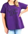 TS TAKING SHAPE VIRTU plus size S / 16 Organic Carpe Diem Tee soft cotton NWT!
