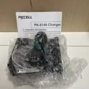GENUINE PKCELL 4 SLOT NiMH / NiCD AA AAA Battery Charger PK-8146 (USB PLUG) V433