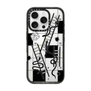 iPhone 16 Pro Impact Case Snakes and Ladder by Shayla Bond