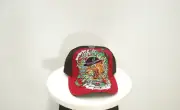 NWT Ed Hardy Christian Audigier Traditional Cat Print Cap