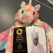 Target Unicorn Halloween Costume 6-12 Months One Piece Tie Die Play Dress Up