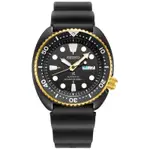【金台鐘錶】SEIKO 精工 PROSPEX SCUBA 潛水200米 (黑X金) 機械錶 SRPC48J1