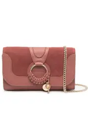 See By Chloé Hana Chain Wallet in Fawn Brown