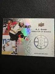 2023-24 NHL UPPER DECK SERIES 2 AJ GREER DIRECTOR OF BOARDS # DB-2