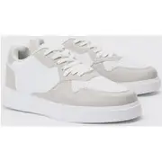Mens Chunky Mesh Panel Trainers In Light Grey