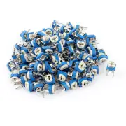 120Pcs UKM-065 10K Ohm 3 Terminals Trimmer Potentiometer Adjustable Resistor