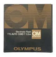 Olympus Electric flash TTLAUTO CORD T 0.3m OM System BRAND NEW IN BOX